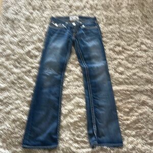 Big Star Liv Blue Flare Wide Leg Jeans